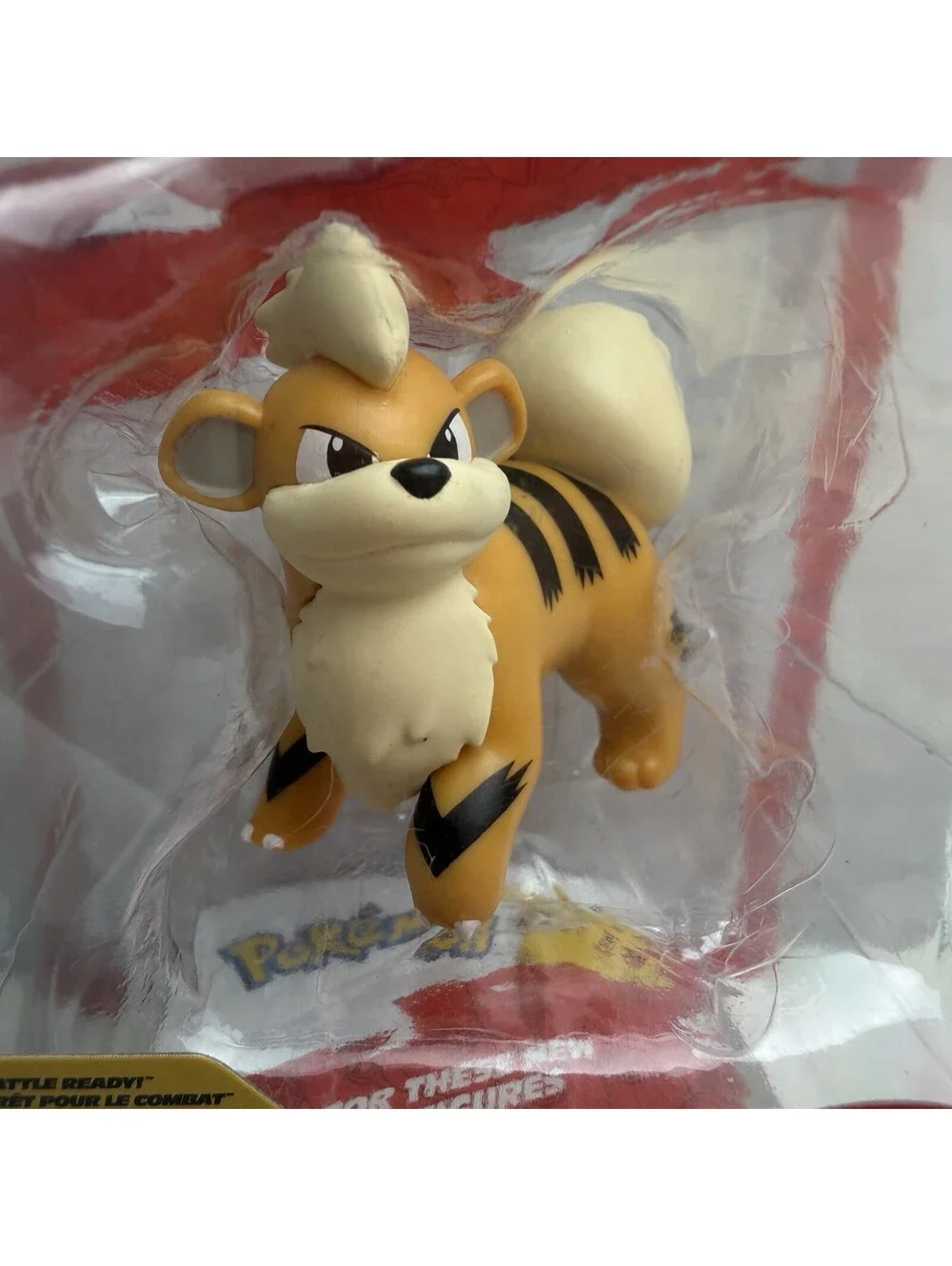 Pokémon Growlithe Battle Figure Jazwares 2” Action Figure New Sealed 2025 NIB